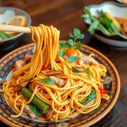 Indonesian Bakmi Goreng - Stir Fry Noodles